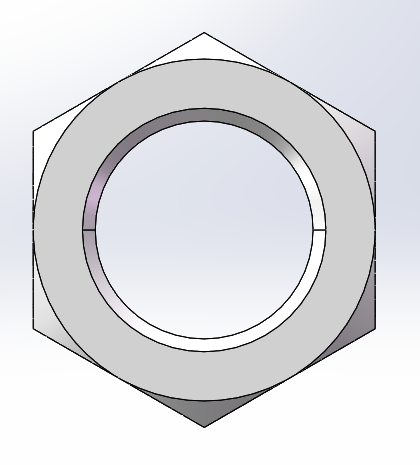 卡套式管接头用六角薄螺母