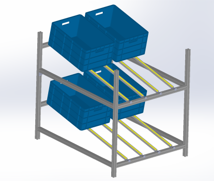 流利条工装架-铝型材