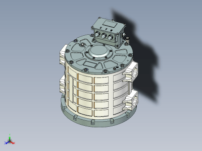 电动汽车水冷永磁同步电机