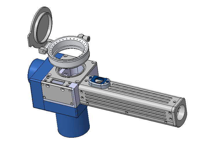 低功率三维清洗头总装配-风冷测距11.6