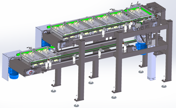 料框自动化下料输送线
