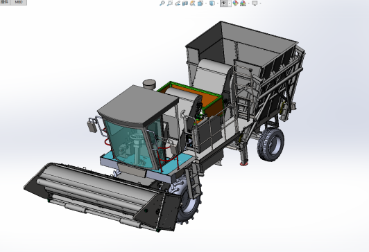 弹齿滚筒式辣椒收获机1391784===800