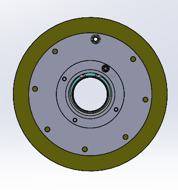 混合机两端轴密封装配