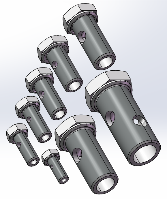 卡套式铰接六角螺栓 8款