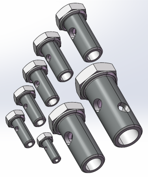 卡套式铰接六角螺栓 8款