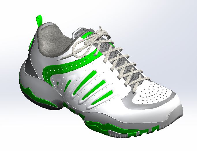 单只右脚运动鞋