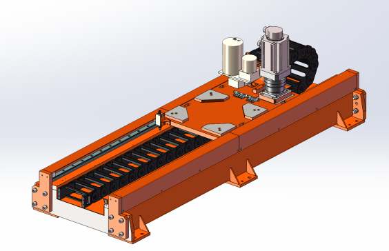 行程2000负载500kg机器人第七轴