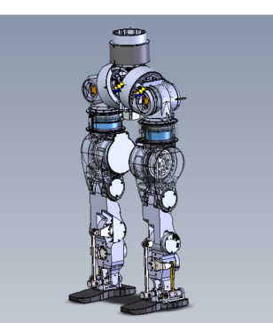人形机器人下半身sw24可编辑