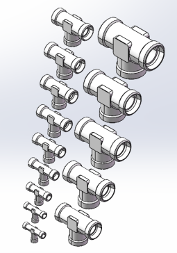卡套式三通接头 14款