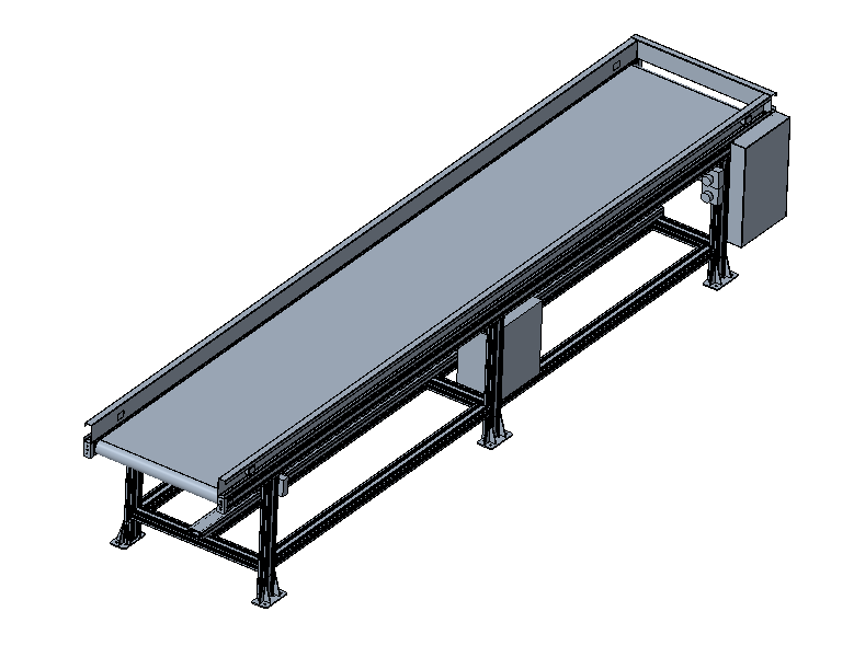 4.3米输送带总装
