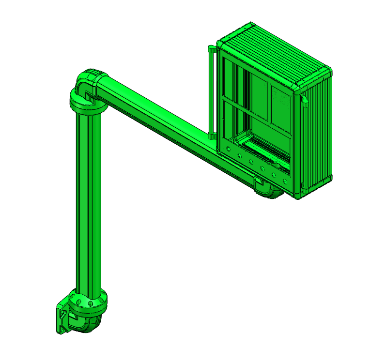 9-75110组件重承系统控制箱吊臂旋转支架