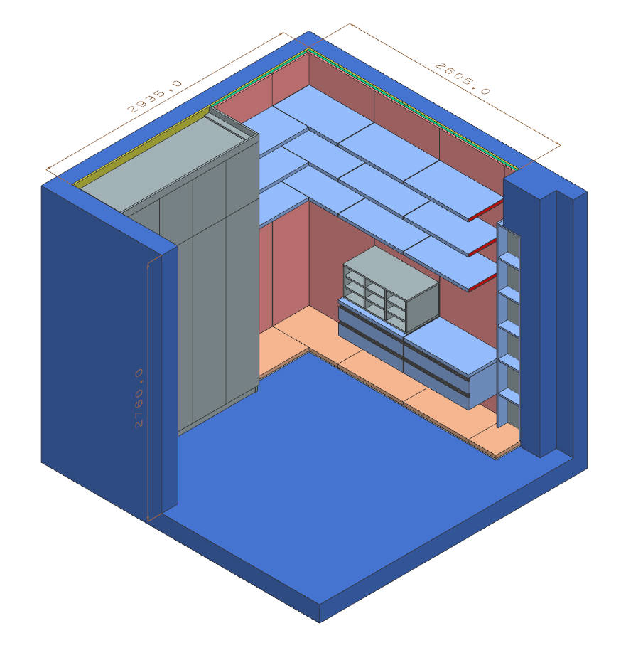 转角开放式衣帽间