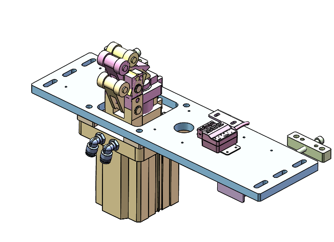 倍速链阻挡气缸