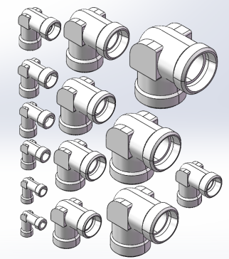 卡套式直角接头 14款