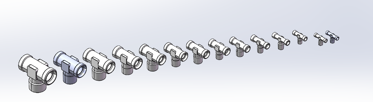 卡套式锥螺纹三通接头 14款