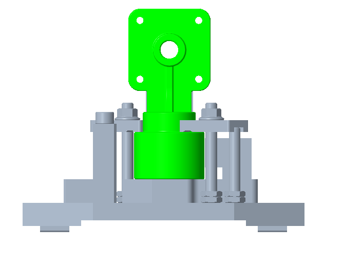 轴架铣夹具(2D&3D)