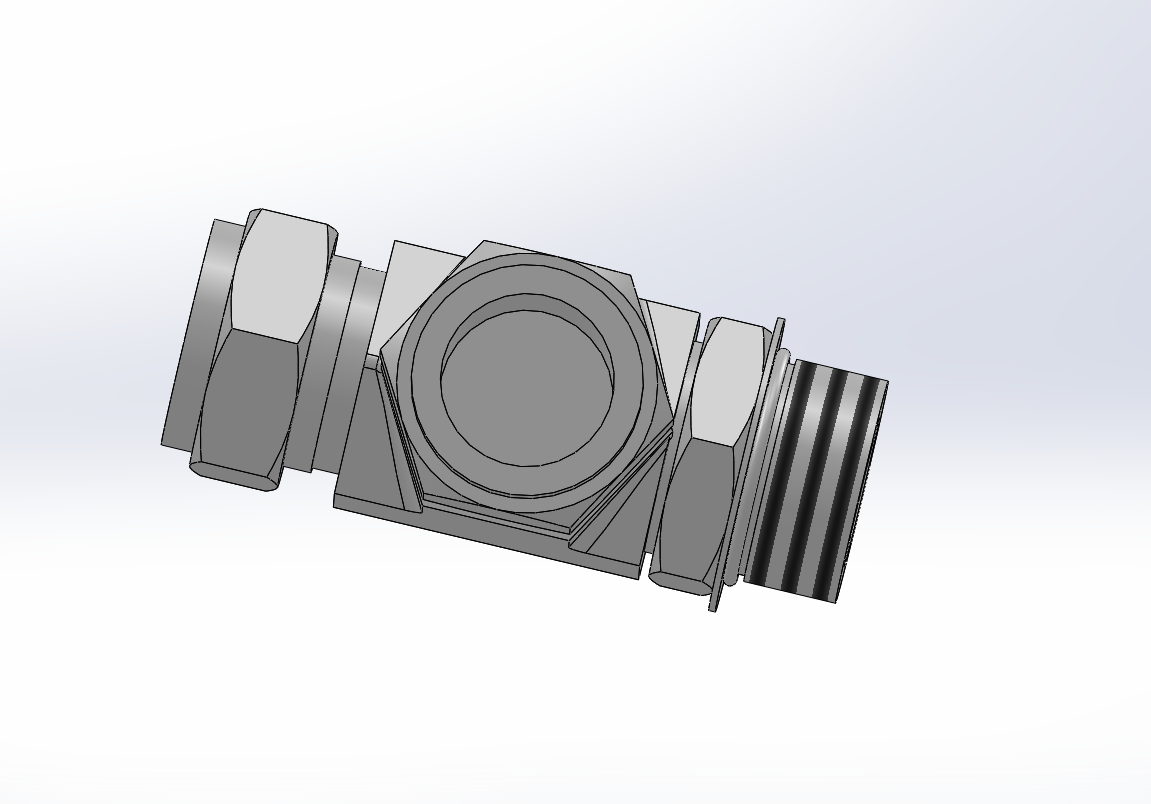 5款RTS型卡套式至SAE接头侧三通