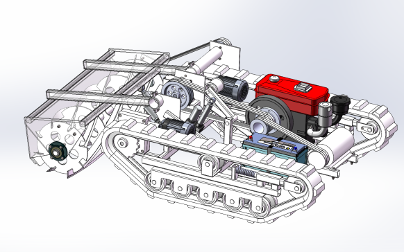 一种苗间除草机
