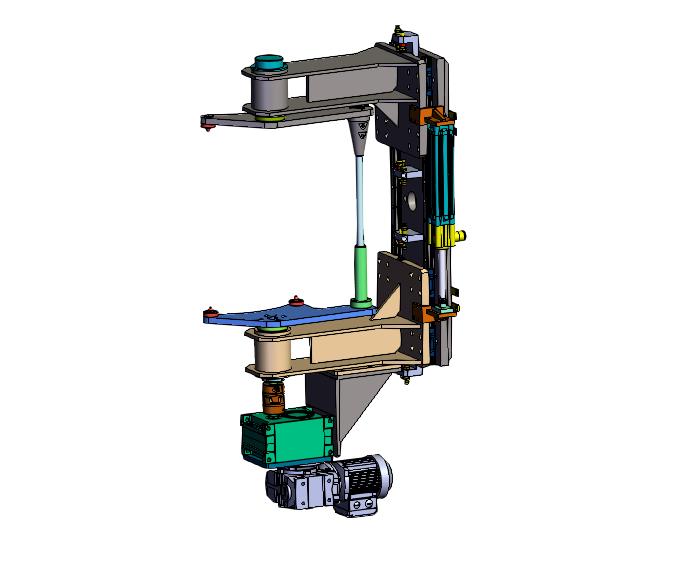 自动对中夹爪机构