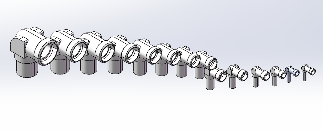 卡套式组合直角接头 14款