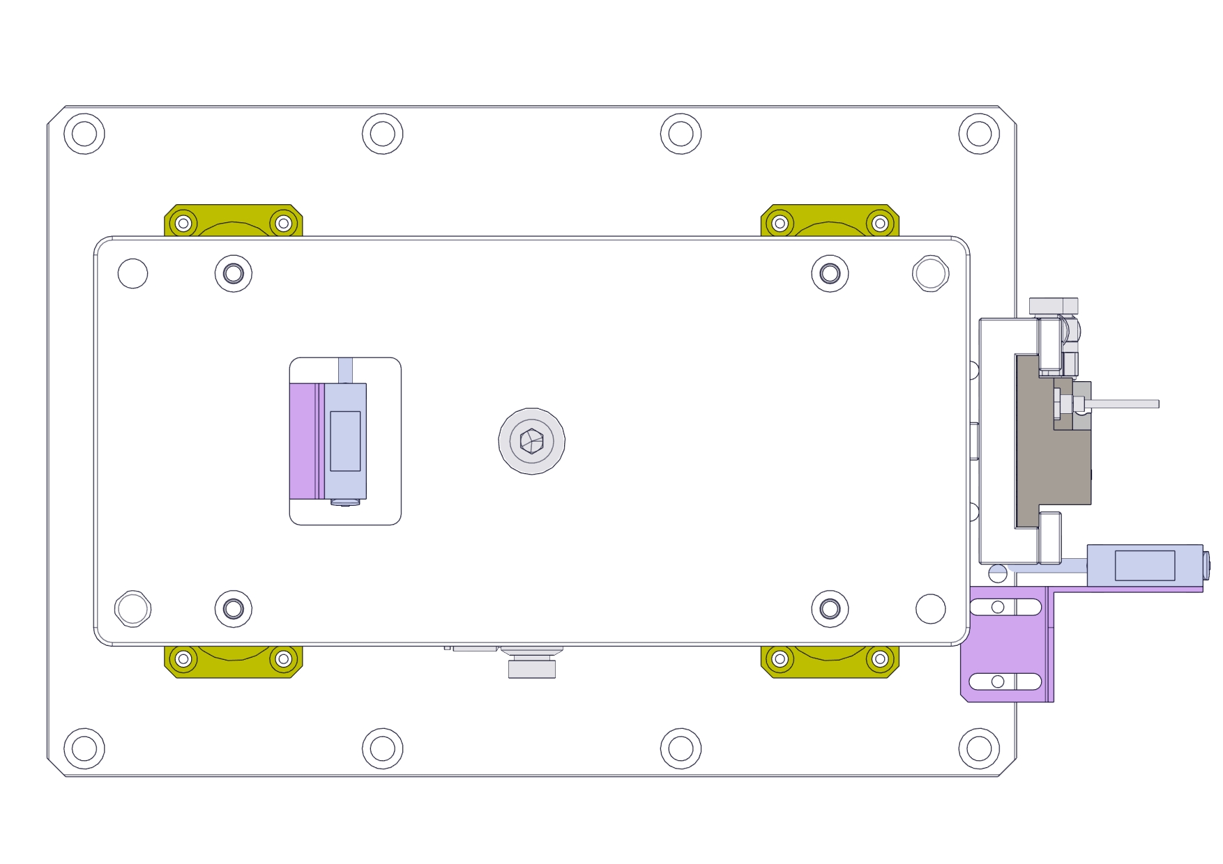 适用双列皮带输送机的顶升定位机构