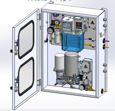 油气、油脂润滑装置3D模型