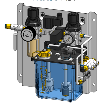 刀具切削微量油气润滑装置模型