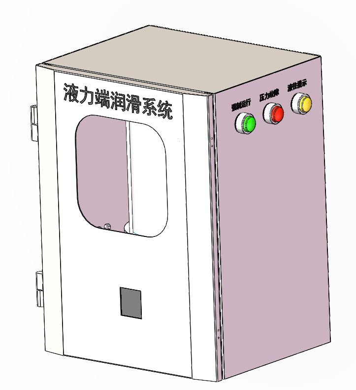 石油压裂车润滑3D模型