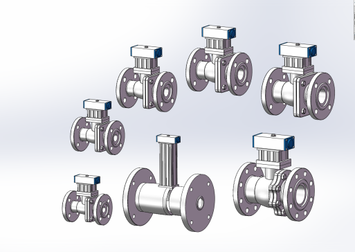 7款Q641PPL-25P法兰连接气动球阀