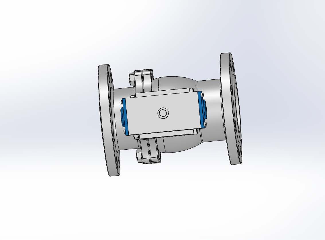8款Q641PPL-25C法兰连接气动球阀