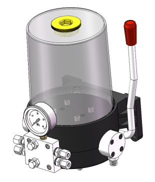 手自一体液压泵3D模型