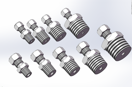 9款MC型卡套式外螺纹接头