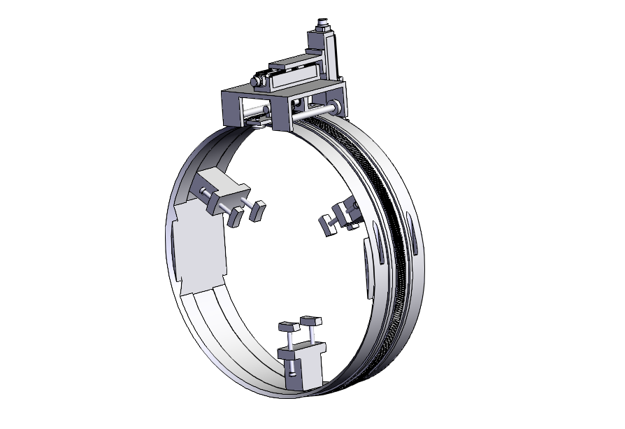 管道外圆自动焊接机结构设计含SW三维图 1627652