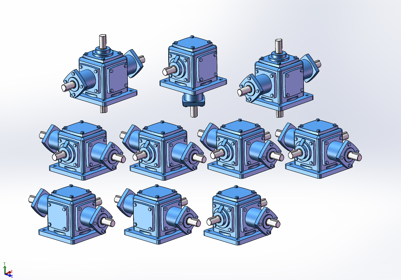 10款T6系列螺旋伞齿轮转向器