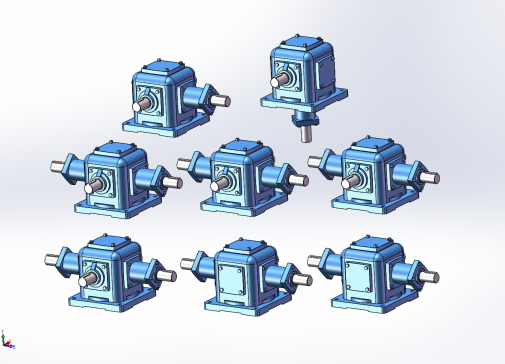 8款T16系列螺旋伞齿轮转向器