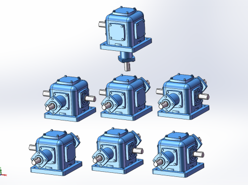 7款T4系列螺旋伞齿轮转向器