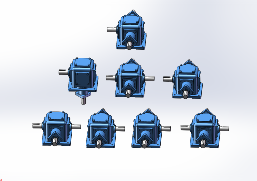 8款T10系列螺旋伞齿轮转向器