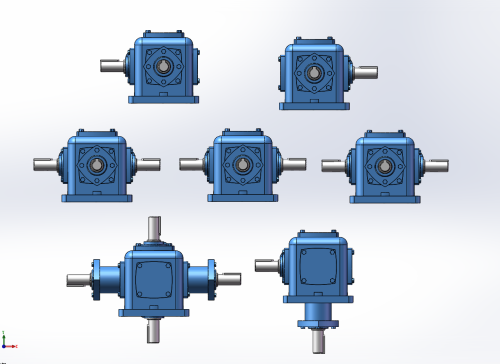 7款T2系列螺旋伞齿轮转向器