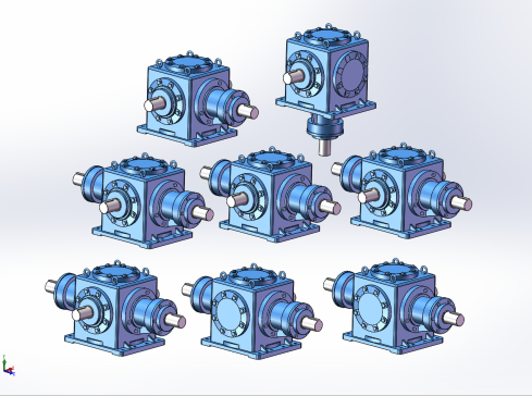 8款T25系列螺旋伞齿轮转向器