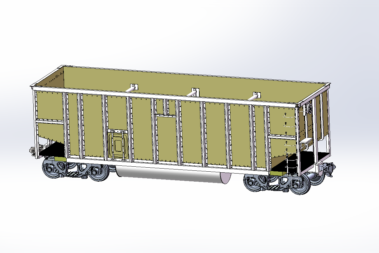 C80运煤敞车车体模型 1713316==wb50