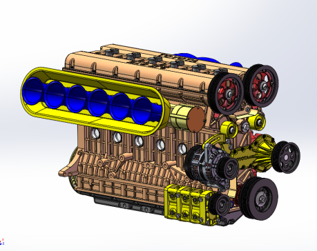 发动机模型Solidworks