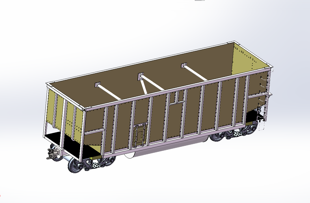 C80运煤敞车车体模型 1713316==wb50