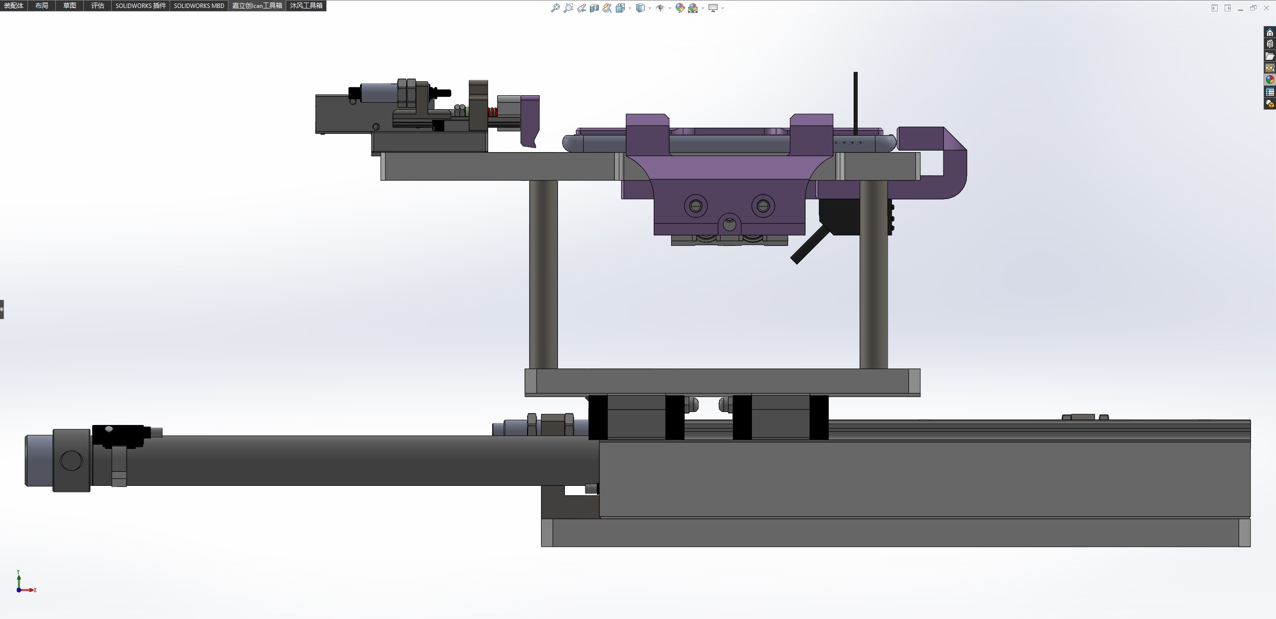 适用方形电芯的定位检测机构