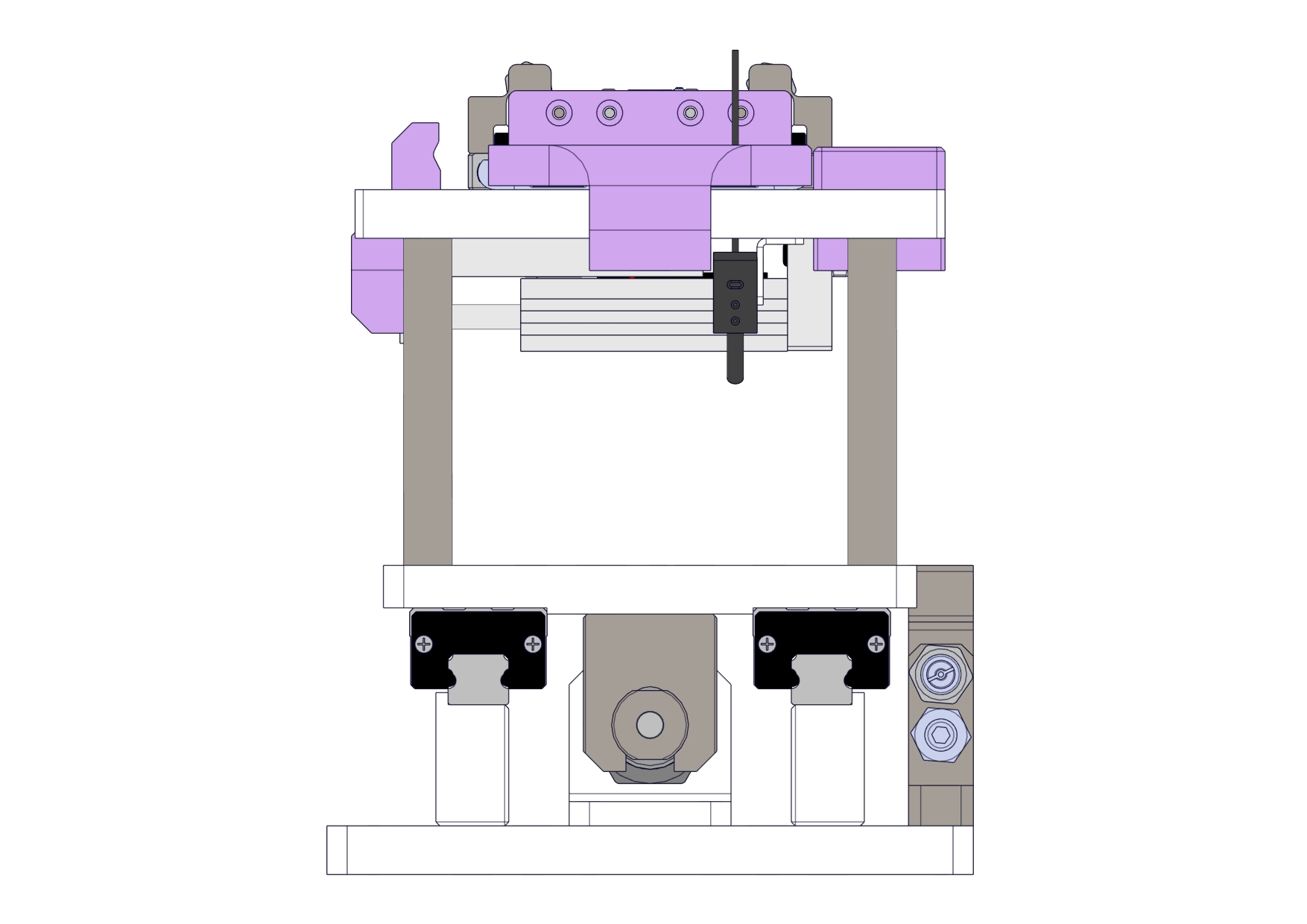 适用方形电芯的定位检测机构