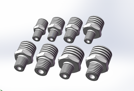 RHN型异径双外牙接头