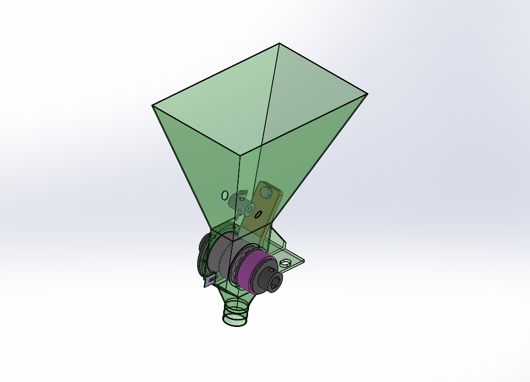一种播种机模型
