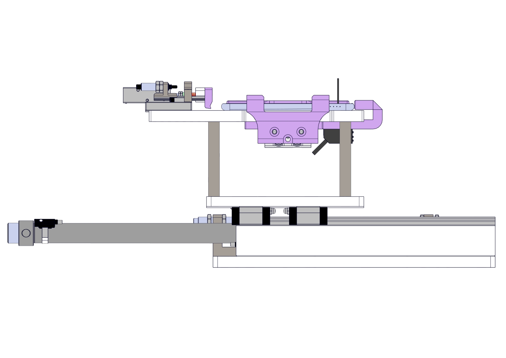 适用方形电芯的定位检测机构