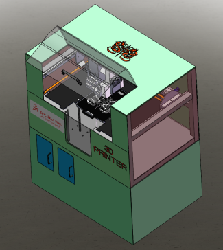 一款3D打印机模型