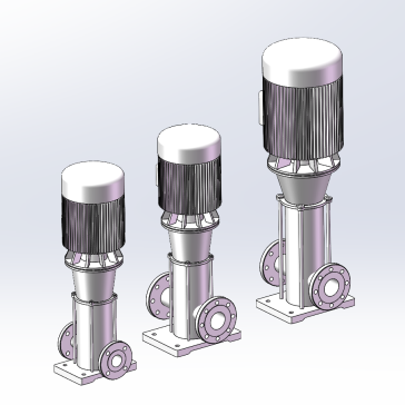 水泵CDM20-CDM42三维模型