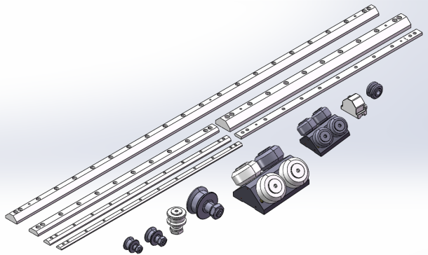 重载滚轮导轨箱 14款